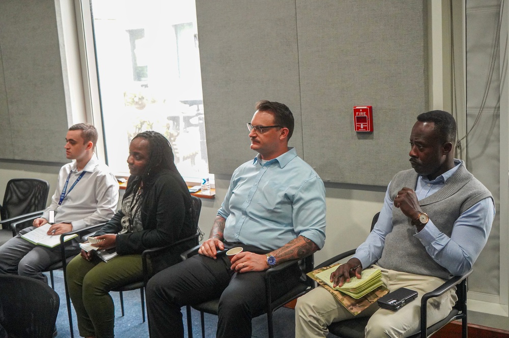 SETAF-AF civil affairs team improves burden-sharing in counternarcotics tabletop exercise with Ghanaian partners