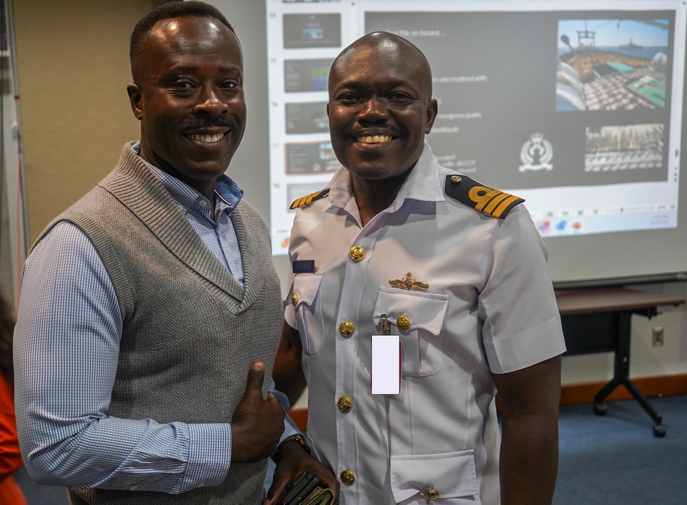 SETAF-AF civil affairs team improves burden-sharing in counternarcotics tabletop exercise with Ghanaian partners