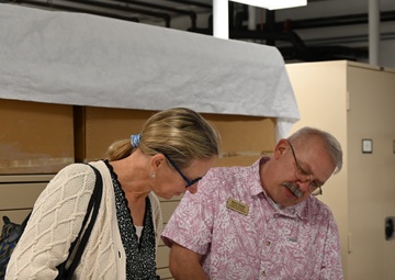 Spouse of British Army General given tour of the Frontier Army Museum