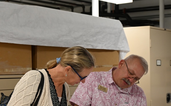 Spouse of British Army General given tour of the Frontier Army Museum