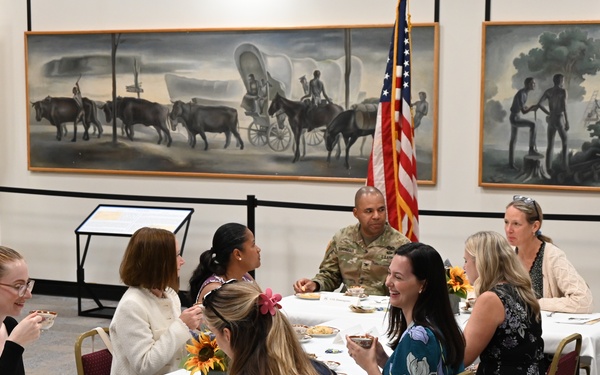 Spouse of British Army General given tour of the Frontier Army Museum