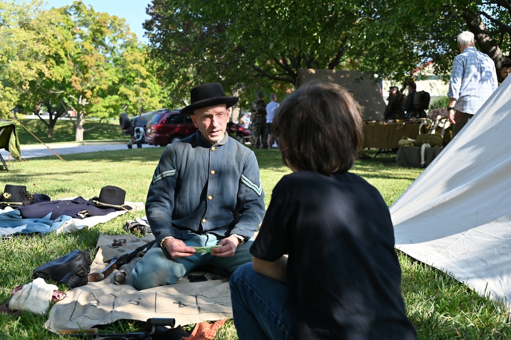 Military history comes to life during museum event