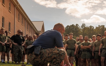 Marine Security Guard OC Spray Training