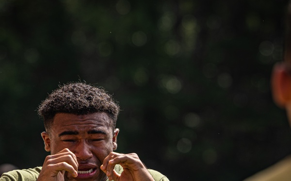 Marine Security Guard OC Spray Training