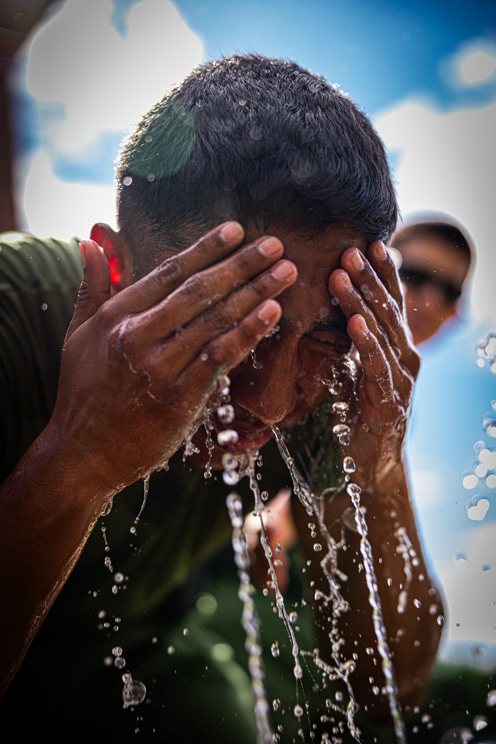 Marine Security Guard OC Spray Training