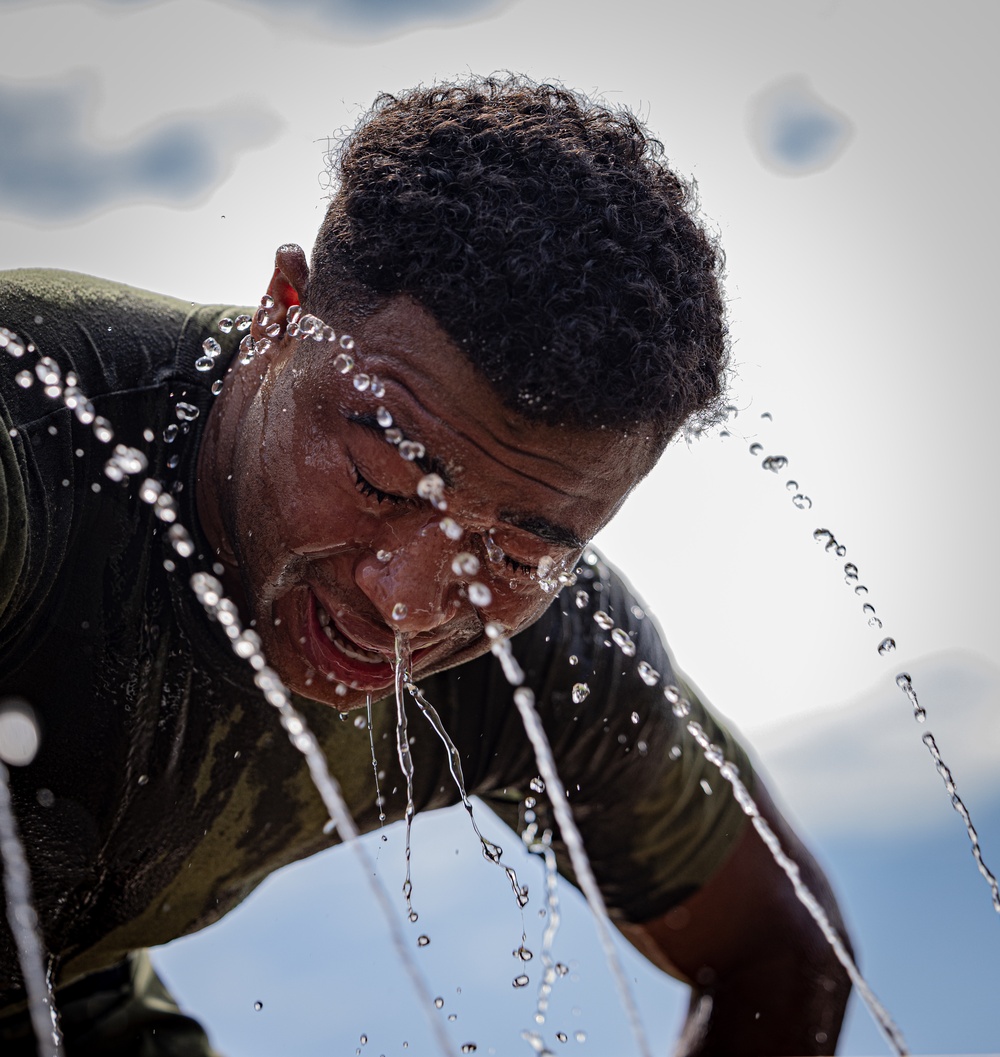 Marine Security Guard OC Spray Training