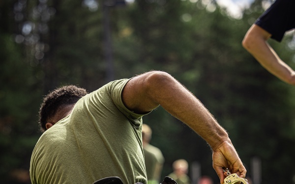 Marine Security Guard OC Spray Training