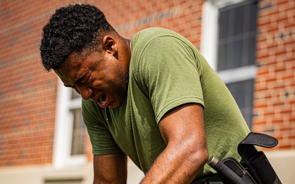 Marine Security Guard OC Spray Training