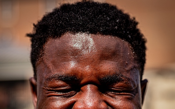 Marine Security Guard OC Spray Training