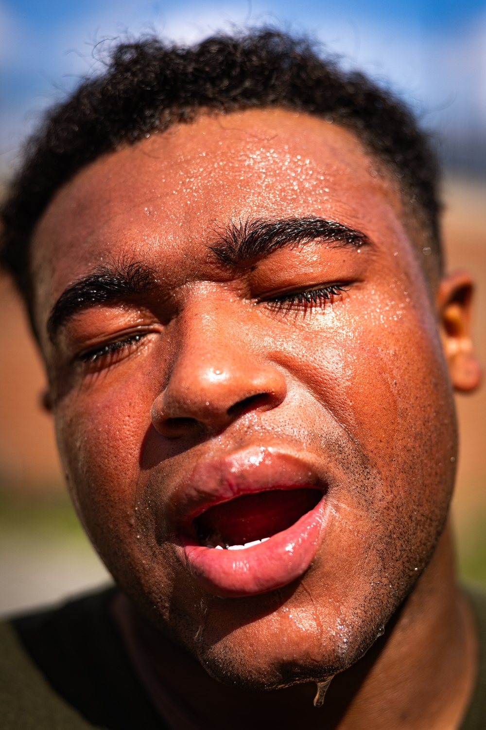 Marine Security Guard OC Spray Training