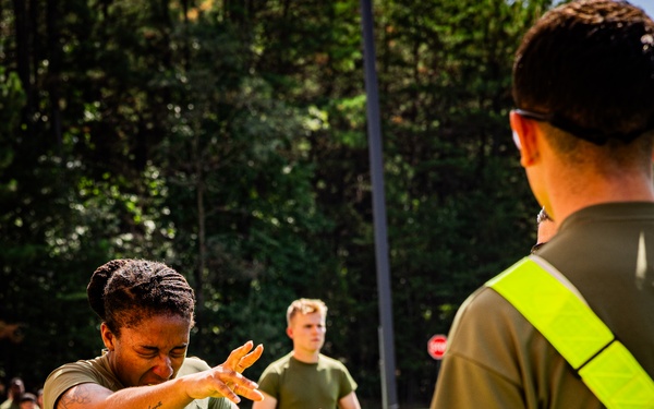 Marine Security Guard OC Spray Training
