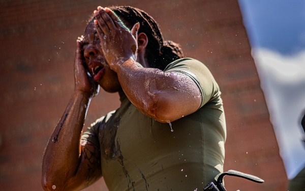 Marine Security Guard OC Spray Training