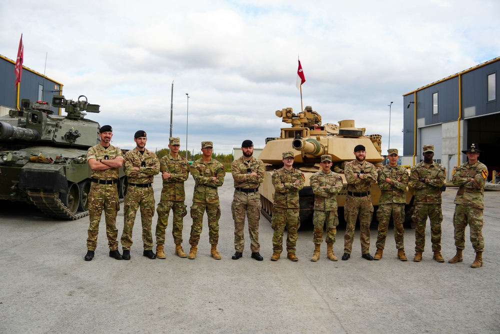 Joint Promotion Ceremony Unites 6-9 Cav and British Forces in Estonia