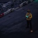 USS Iwo Jima (LHD 7) Conducts Nighttime Flight Operations