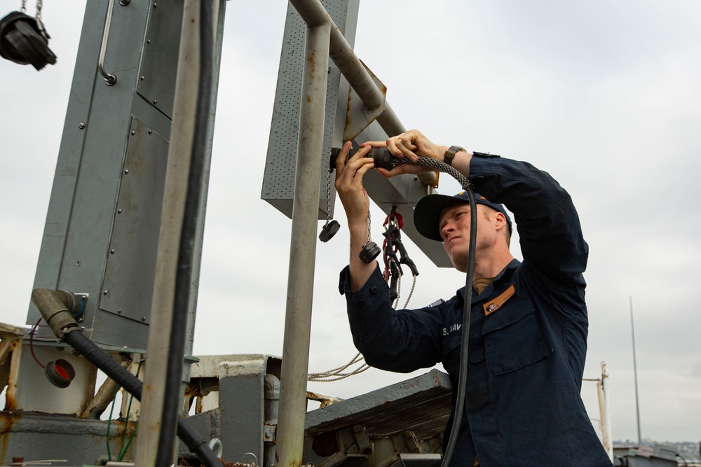 Abraham Lincoln conducts routine operations