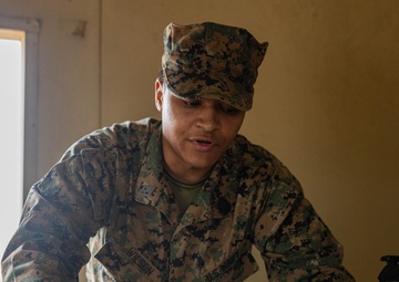 Marines and Sailors with CLB-7 and 1st Med. Bn. participate in a FEX