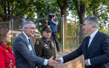 Croatian President Zoran Milanović visits Croatian Hall in Minnesota