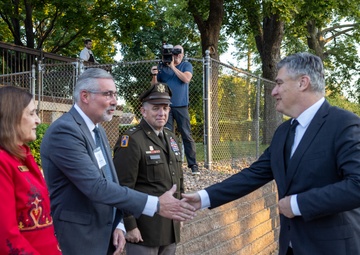 Croatian President Zoran Milanović visits Croatian Hall in Minnesota