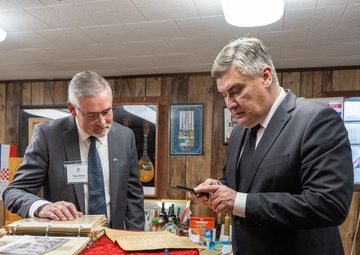 Croatian President Zoran Milanović visits Croatian Hall in Minnesota
