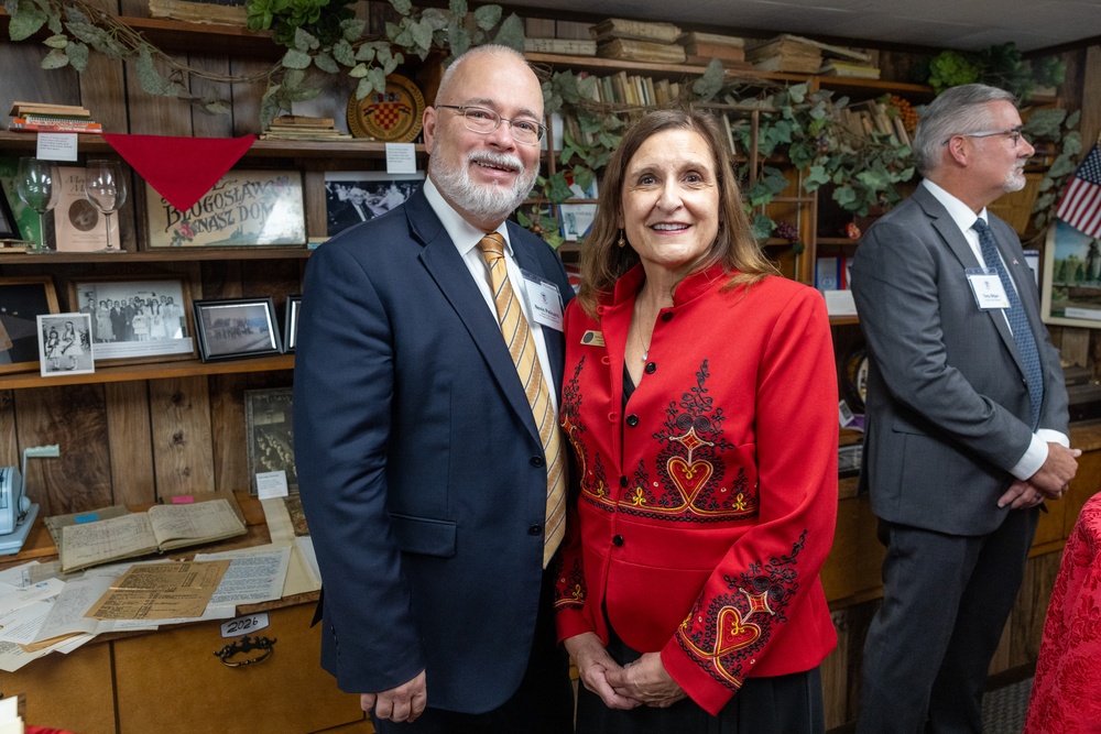 Croatian President Zoran Milanović visits Croatian Hall in Minnesota