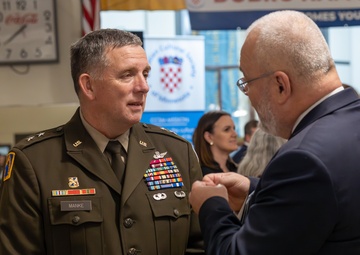 Croatian President Zoran Milanović visits Croatian Hall in Minnesota