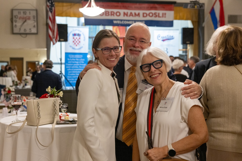Croatian President Zoran Milanović visits Croatian Hall in Minnesota