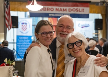 Croatian President Zoran Milanović visits Croatian Hall in Minnesota