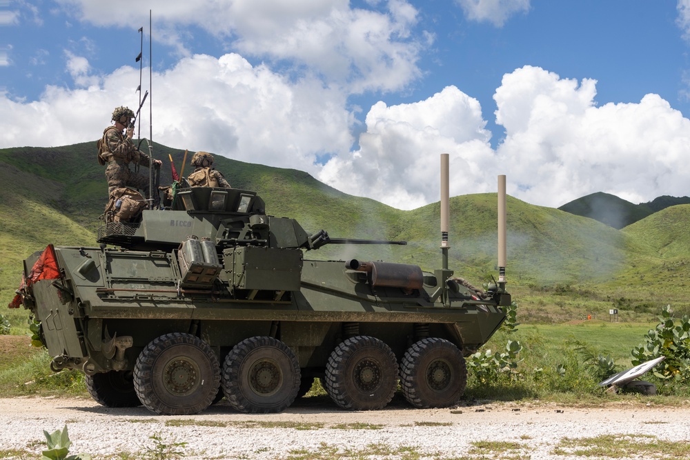 22nd MEU(SOC) | LAV 25 mm Gun Range on Camp Santiago, Puerto Rico