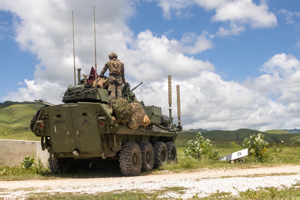 22nd MEU(SOC) | LAV 25 mm Gun Range on Camp Santiago, Puerto Rico