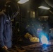USS Iwo Jima Sailors Conduct Welding Training
