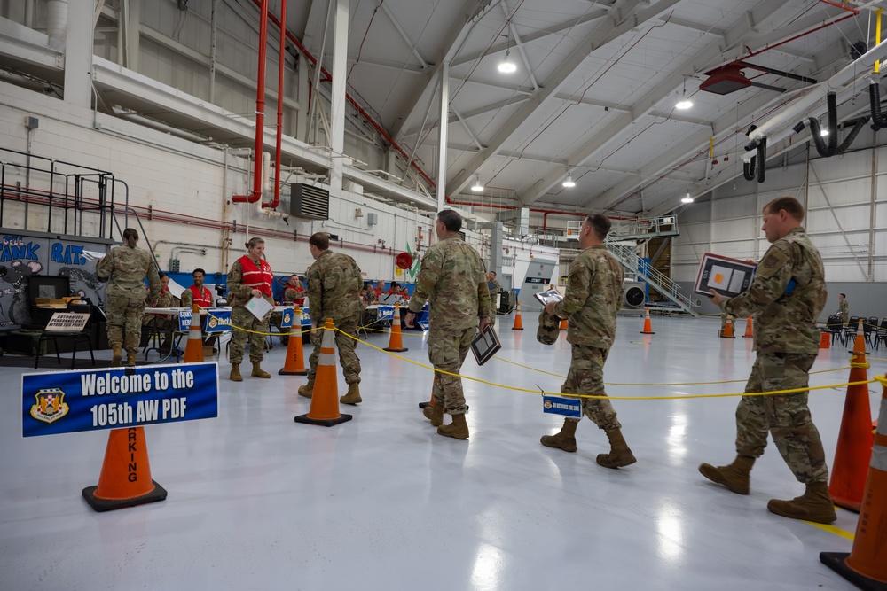 105 AW inspected for combat