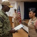 Machinist’s Mate 1st Class Tahirah Geter Advances and Reenlists in the Navy
