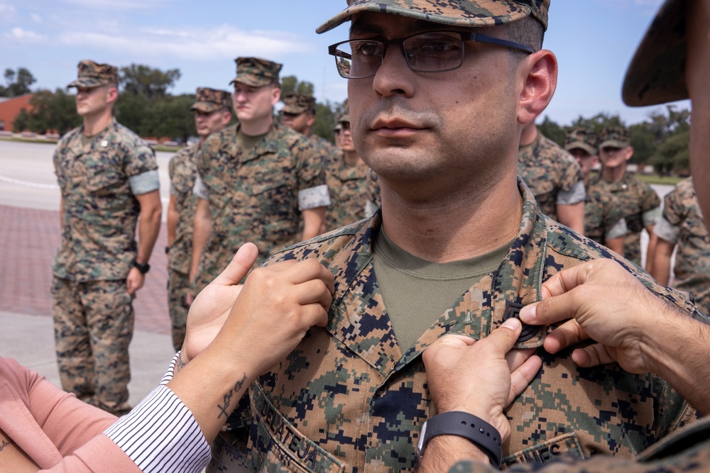 6th Marine Corps District Master Sgt. Delateja Promotion