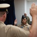 Machinist’s Mate 1st Class Tahirah Geter Advances and Reenlists in the Navy