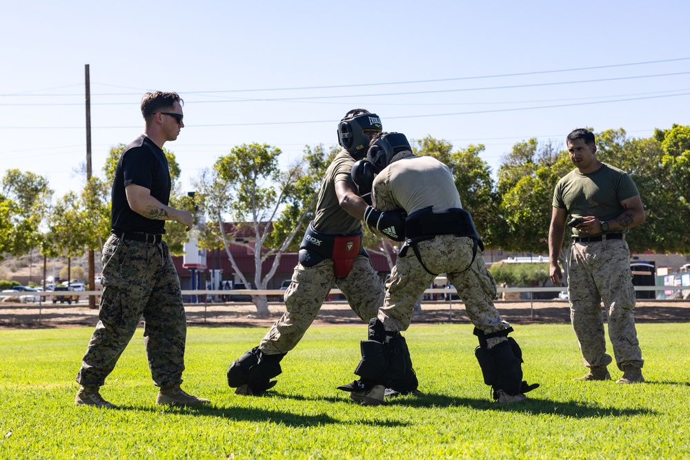 JTF-SB Marines conduct Marine Corps Martial Arts Program belt advancement course  