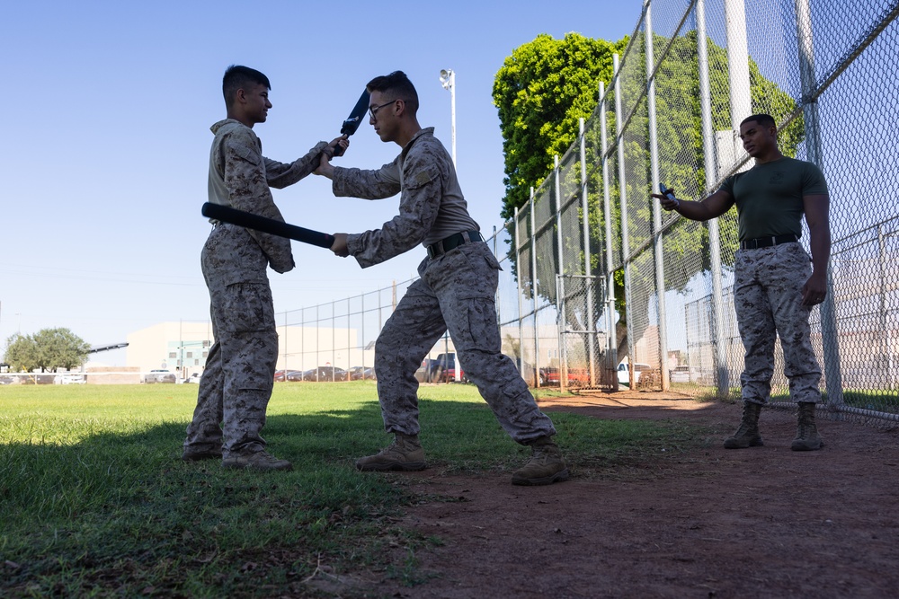 JTF-SB Marines conduct Marine Corps Martial Arts Program belt advancement course  