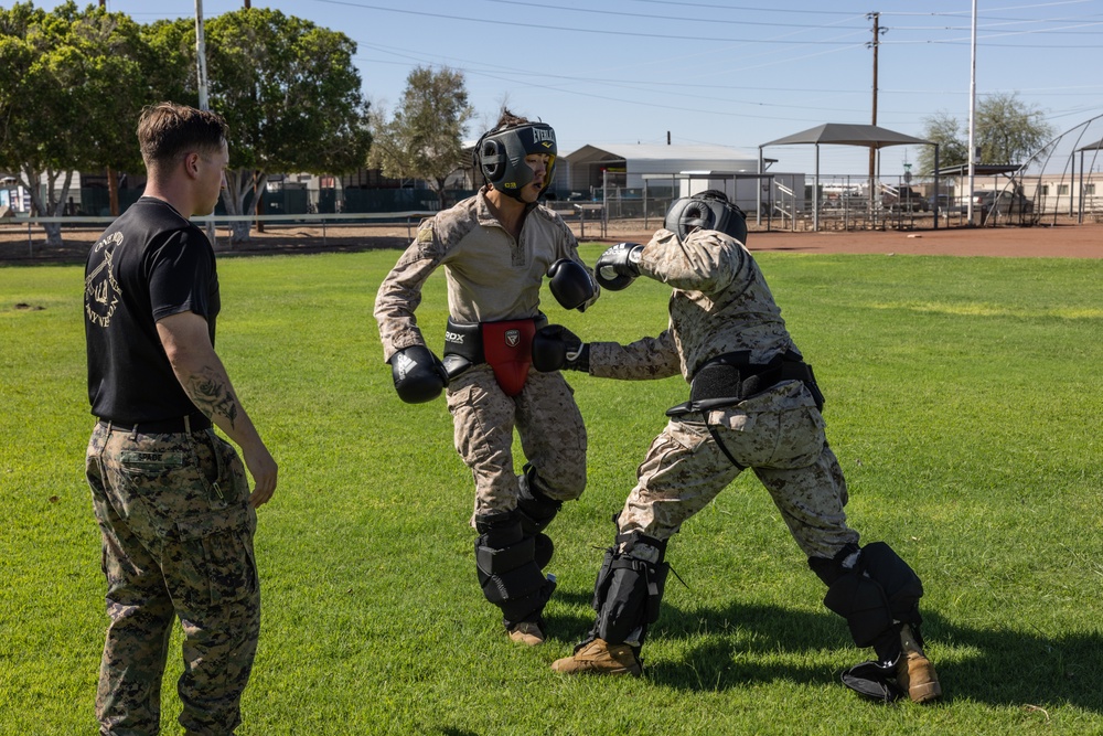 JTF-SB Marines conduct Marine Corps Martial Arts Program belt advancement course  