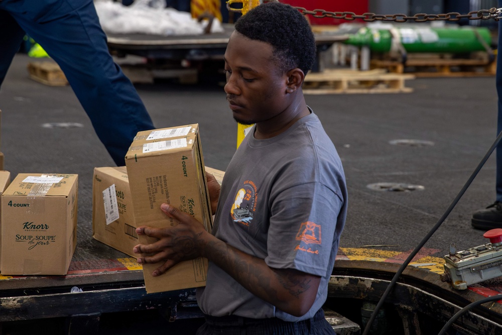 Abraham Lincoln conducts routine operations