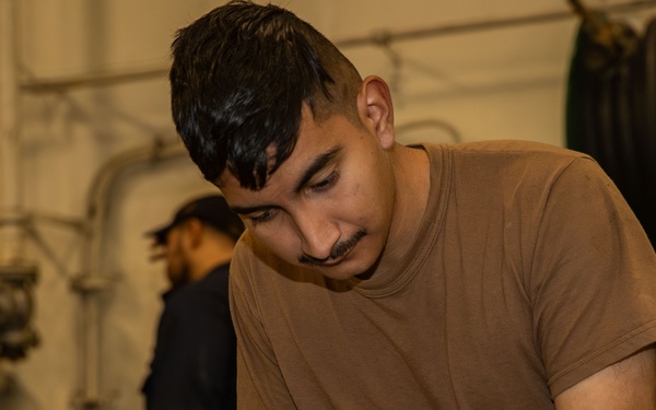 Abraham Lincoln conducts routine operations