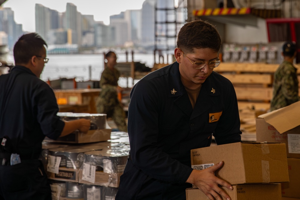 Abraham Lincoln conducts routine operations