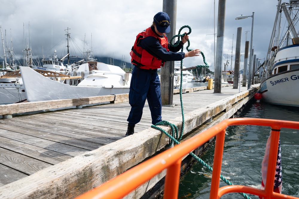 U.S. Coast Guard Cutter Storis crew conducts operations in Sitka, Alaska
