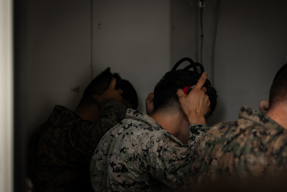 2/23 Marines Conduct Audiogram Tests
