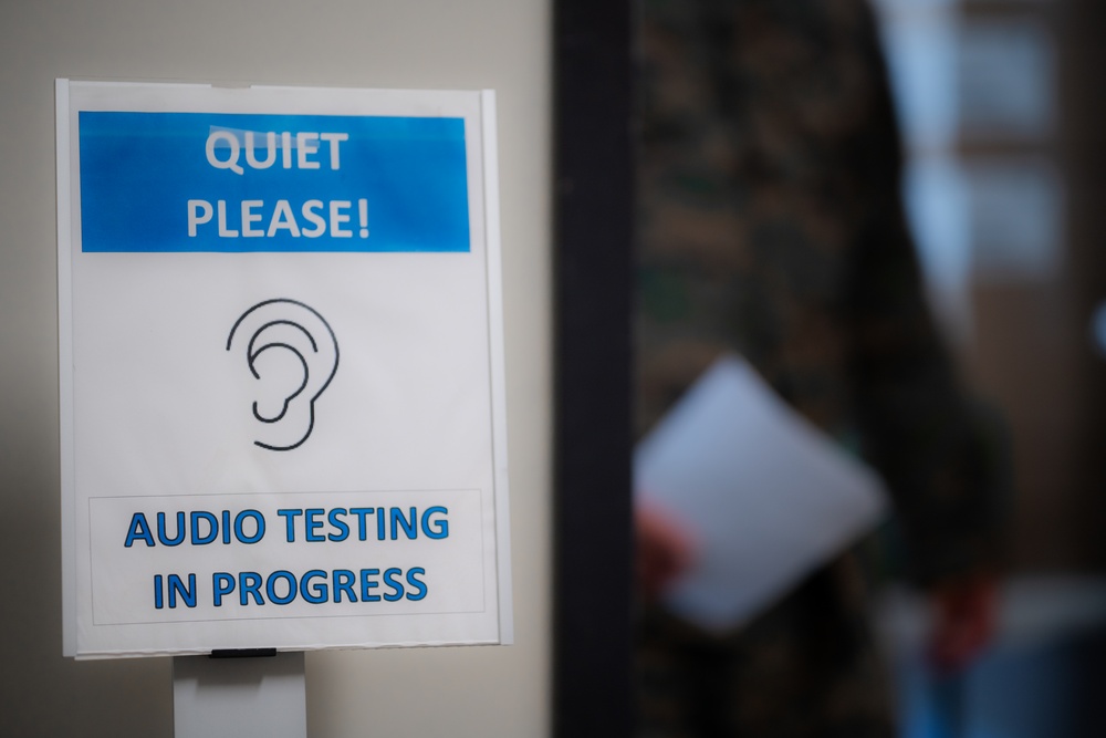 2/23 Marines Conduct Audiogram Tests