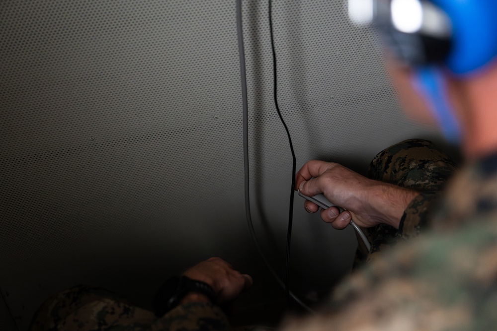 2/23 Marines Conduct Audiogram Tests