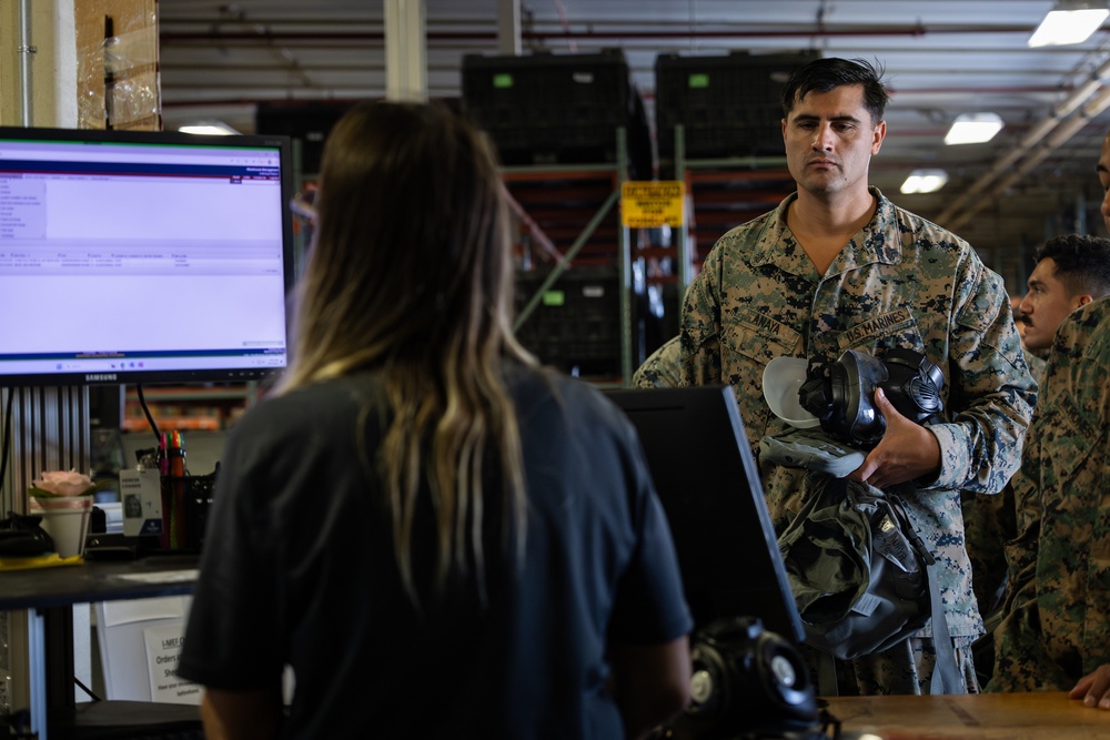 2/23 Marines Deissue Gas Masks