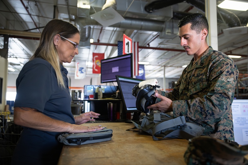 2/23 Marines Deissue Gas Masks
