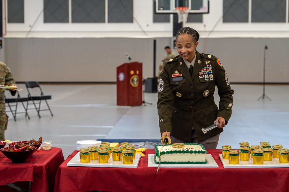 Congratulations to Master Sgt. Markia L. Crumpler!  On Oct. 1 at Camp Carroll, she was promoted to Master Sergeant from Sergeant First Class —a proud milestone in her distinguished U.S. Army career.