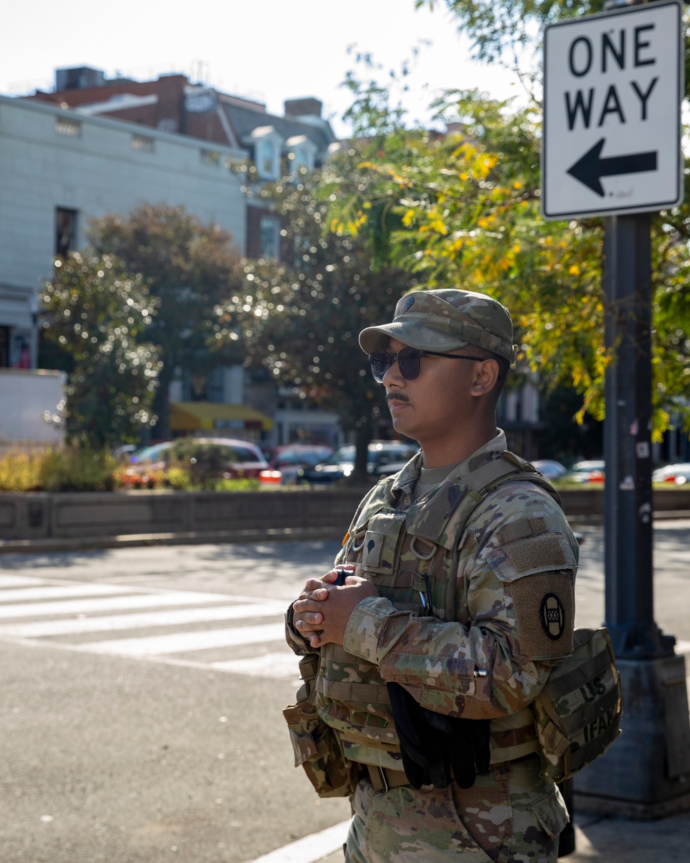 S.C. National Guard Soldiers assigned to Task Force Bulldog Assist in Foot Patrols