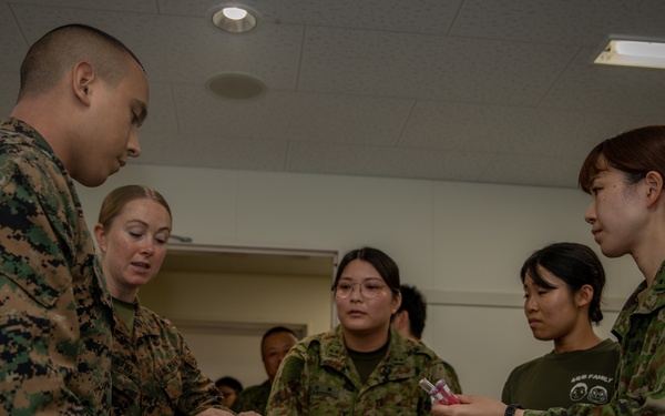 3rd Medical Battalion, Japan Ground Self-Defense Force participate in bilateral medical training in Yonaguni during Resolute Dragon 25
