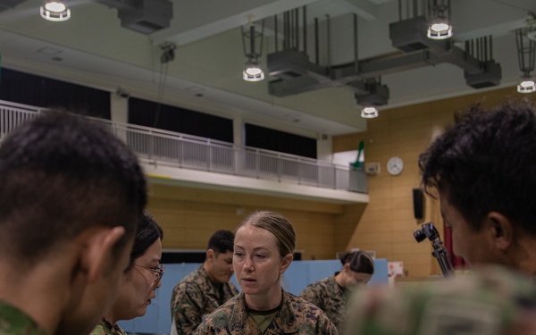3rd Medical Battalion, Japan Ground Self-Defense Force participate in bilateral medical training in Yonaguni during Resolute Dragon 25